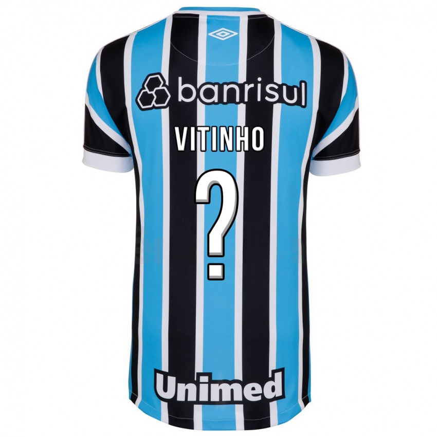 Enfant Maillot Vitinho #0 Bleu Tenues Domicile 2023/24 T-Shirt Belgique