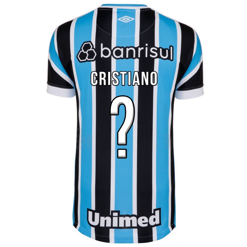 Enfant Maillot Cristiano #0 Bleu Tenues Domicile 2023/24 T-Shirt Belgique