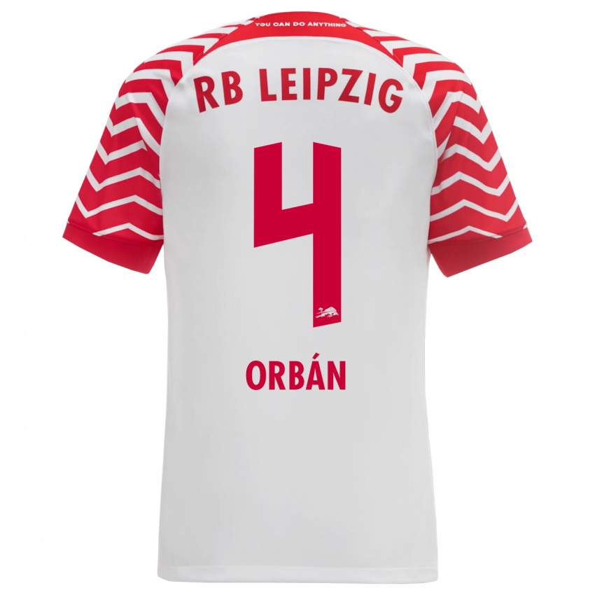 Kinder Willi Orban #4 Weiß Heimtrikot Trikot 2023/24 T-Shirt Belgien