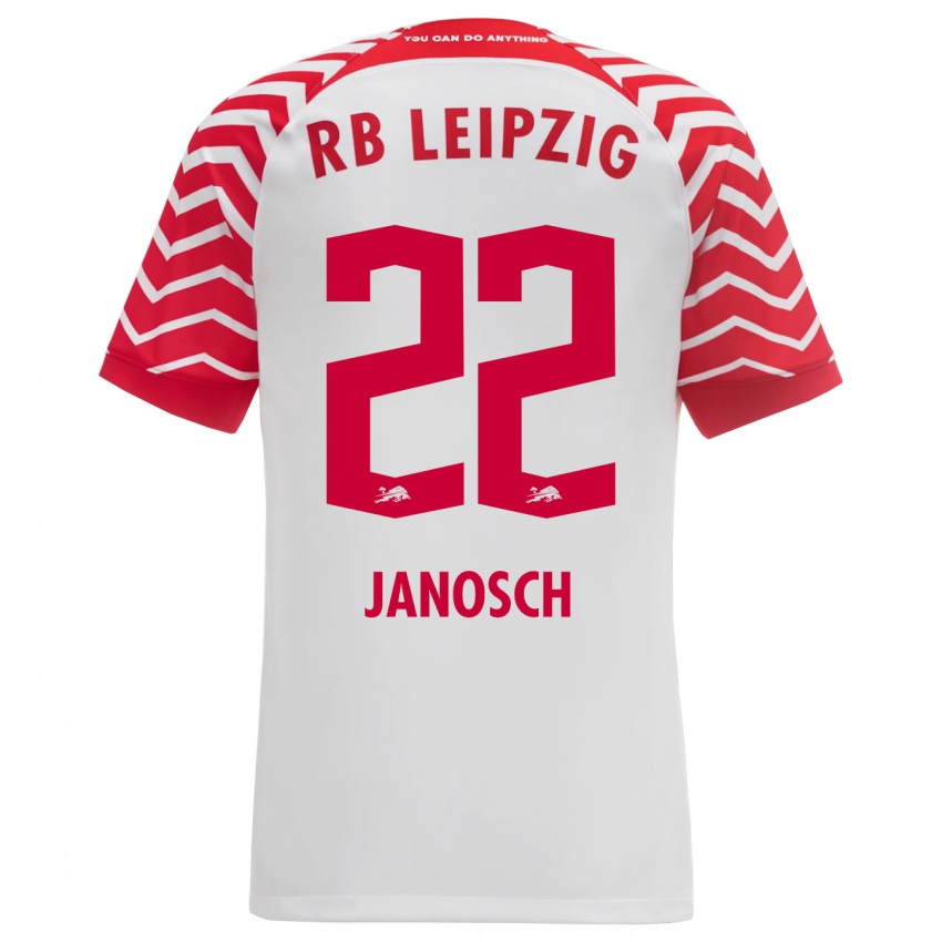 Kinder Luca Janosch #22 Weiß Heimtrikot Trikot 2023/24 T-Shirt Belgien