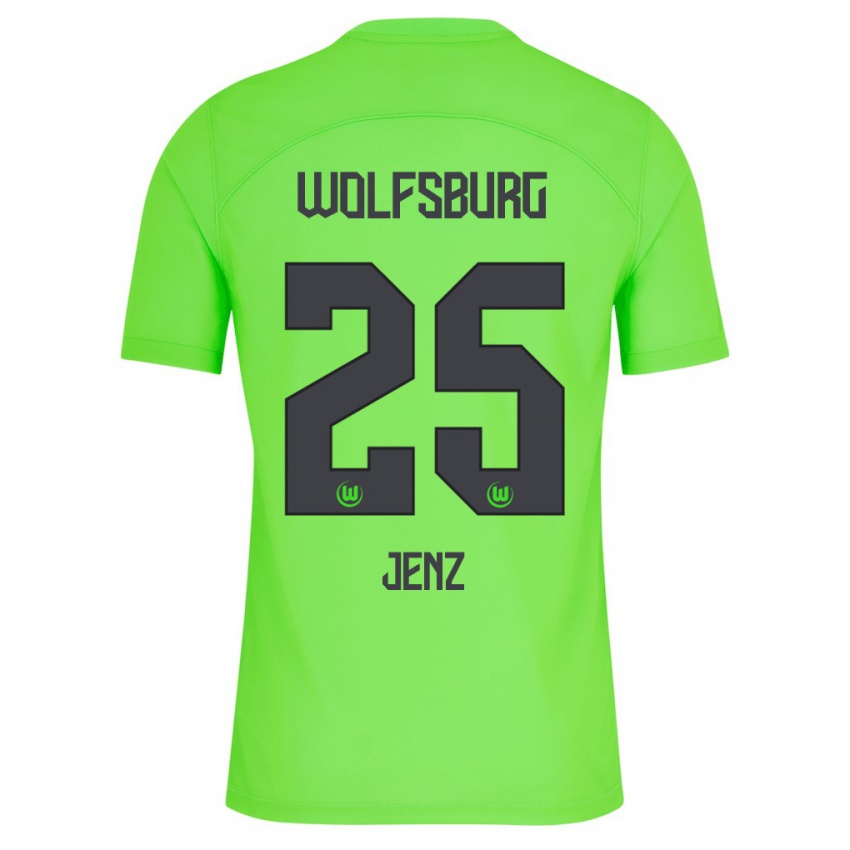 Enfant Maillot Moritz Jenz #25 Vert Tenues Domicile 2023/24 T-Shirt Belgique