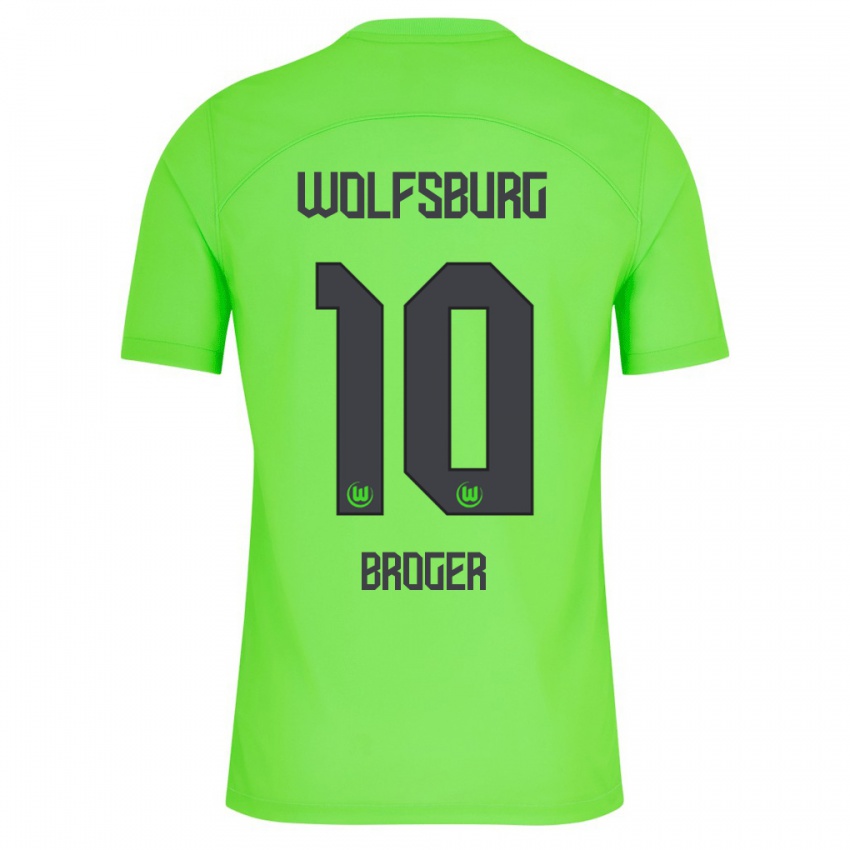 Kinder Bennit Bröger #10 Grün Heimtrikot Trikot 2023/24 T-Shirt Belgien