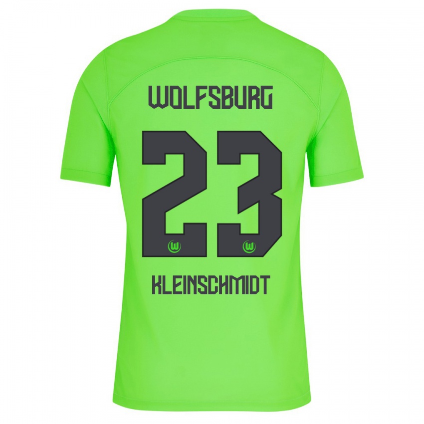 Kinderen Max Kleinschmidt #23 Groente Thuisshirt Thuistenue 2023/24 T-Shirt België
