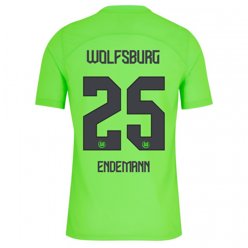 Kinder Vivien Endemann #25 Grün Heimtrikot Trikot 2023/24 T-Shirt Belgien