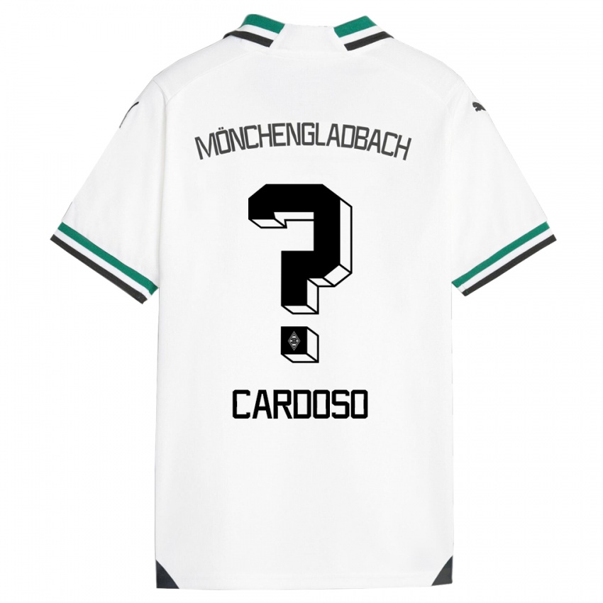 Enfant Maillot Tiago Pereira Cardoso #0 Blanc Vert Tenues Domicile 2023/24 T-Shirt Belgique