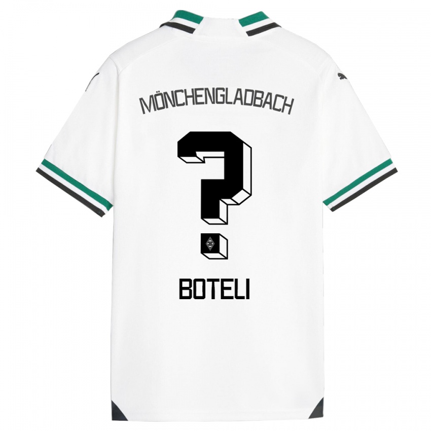 Enfant Maillot Winsley Boteli #0 Blanc Vert Tenues Domicile 2023/24 T-Shirt Belgique