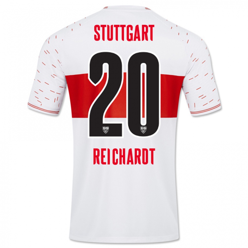 Kinder Leon Reichardt #20 Weiß Heimtrikot Trikot 2023/24 T-Shirt Belgien