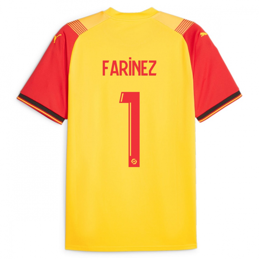 Kinder Wuilker Fariñez #1 Gelb Heimtrikot Trikot 2023/24 T-Shirt Belgien