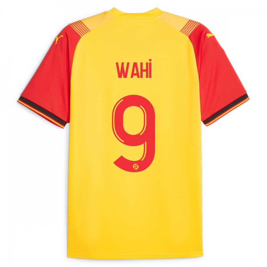 Kinder Elye Wahi #9 Gelb Heimtrikot Trikot 2023/24 T-Shirt Belgien
