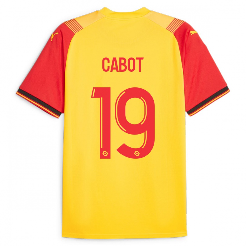 Kinder Jimmy Cabot #19 Gelb Heimtrikot Trikot 2023/24 T-Shirt Belgien