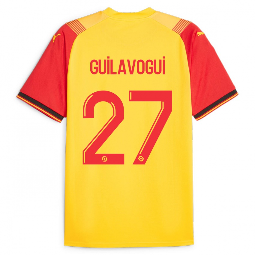 Kinder Morgan Guilavogui #27 Gelb Heimtrikot Trikot 2023/24 T-Shirt Belgien