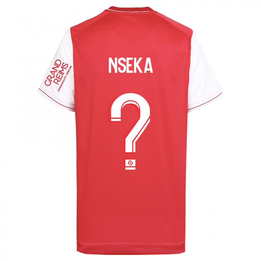 Kinder Nelson Nseka #0 Rot Heimtrikot Trikot 2023/24 T-Shirt Belgien
