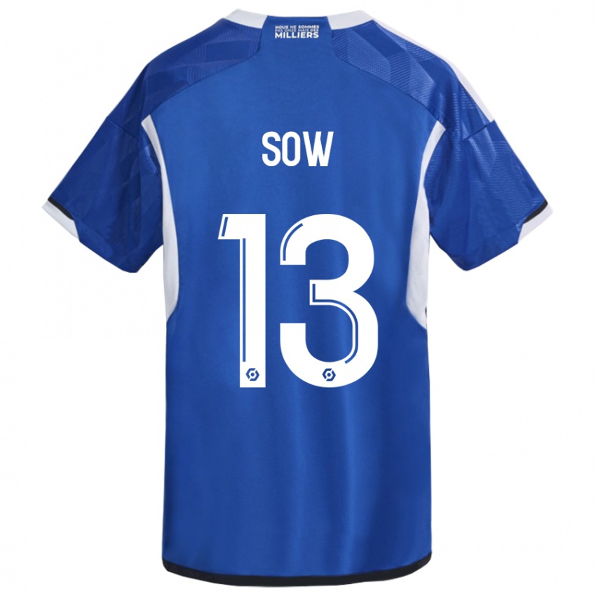 Kinder Saïdou Sow #13 Blau Heimtrikot Trikot 2023/24 T-Shirt Belgien