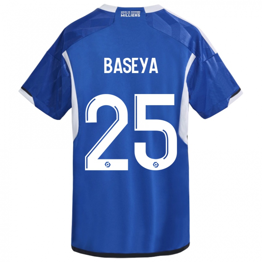 Kinder Steven Baseya #25 Blau Heimtrikot Trikot 2023/24 T-Shirt Belgien