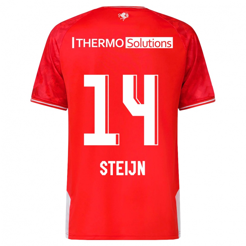 Kinderen Sem Steijn #14 Rood Thuisshirt Thuistenue 2023/24 T-Shirt België