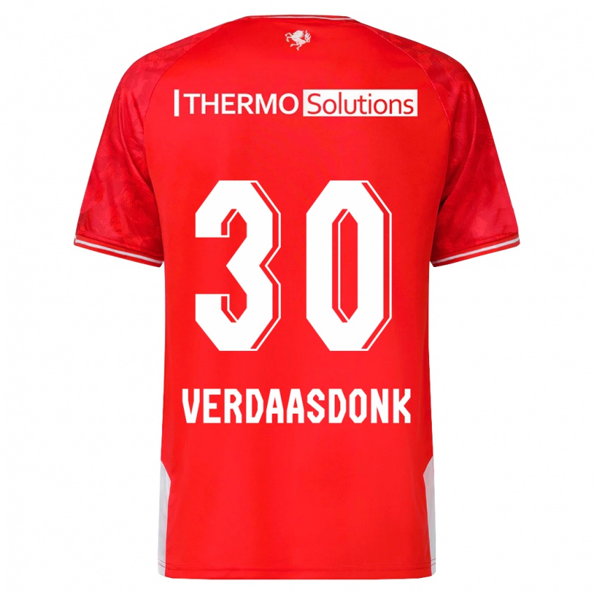 Kinder Suus Verdaasdonk #30 Rot Heimtrikot Trikot 2023/24 T-Shirt Belgien