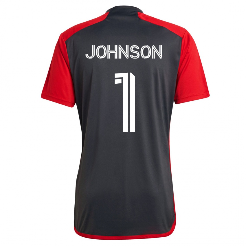 Kinder Sean Johnson #1 Grau Heimtrikot Trikot 2023/24 T-Shirt Belgien