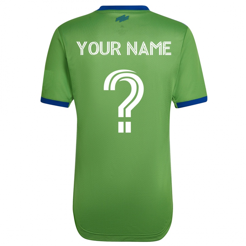 Kinder Ihren Namen #0 Grün Heimtrikot Trikot 2023/24 T-Shirt Belgien