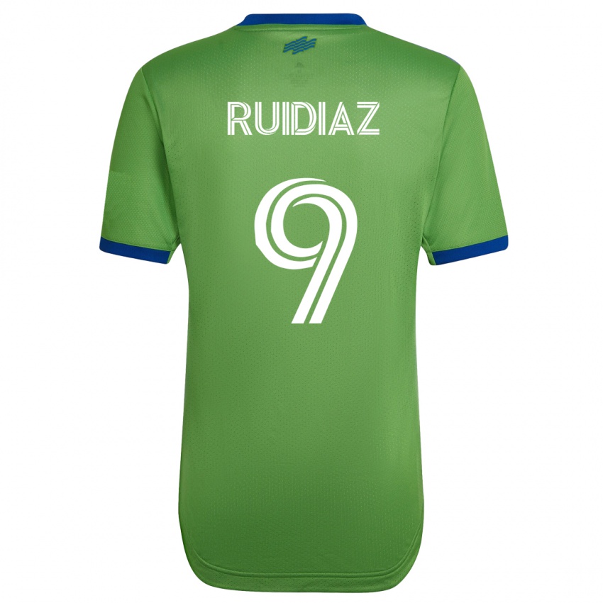 Kinder Raúl Ruidíaz #9 Grün Heimtrikot Trikot 2023/24 T-Shirt Belgien