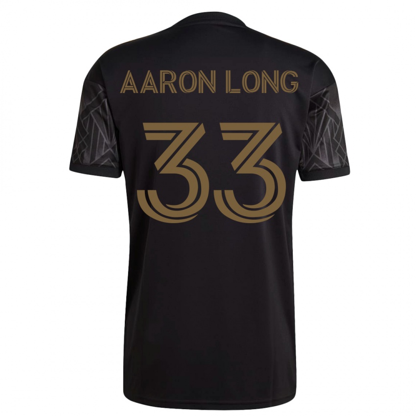 Enfant Maillot Aaron Long #33 Noir Tenues Domicile 2023/24 T-Shirt Belgique