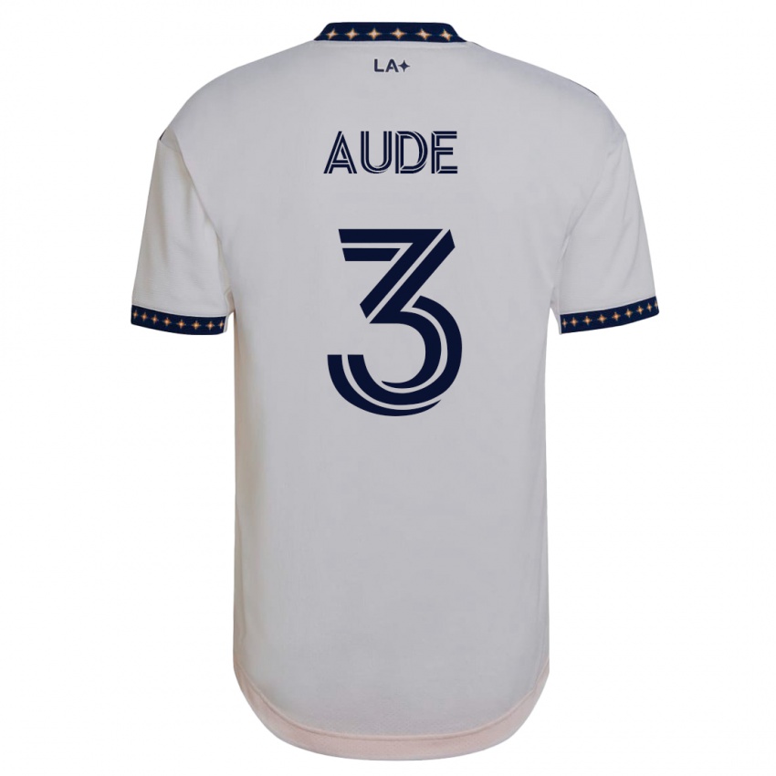 Kinder Julián Aude #3 Weiß Heimtrikot Trikot 2023/24 T-Shirt Belgien