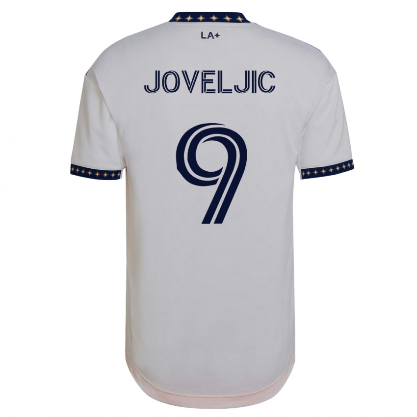 Kinder Dejan Joveljic #9 Weiß Heimtrikot Trikot 2023/24 T-Shirt Belgien