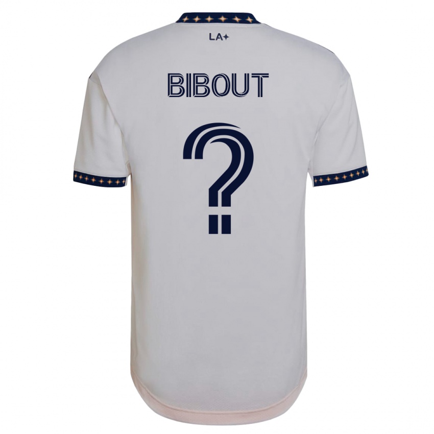 Enfant Maillot Aaron Bibout #0 Blanc Tenues Domicile 2023/24 T-Shirt Belgique