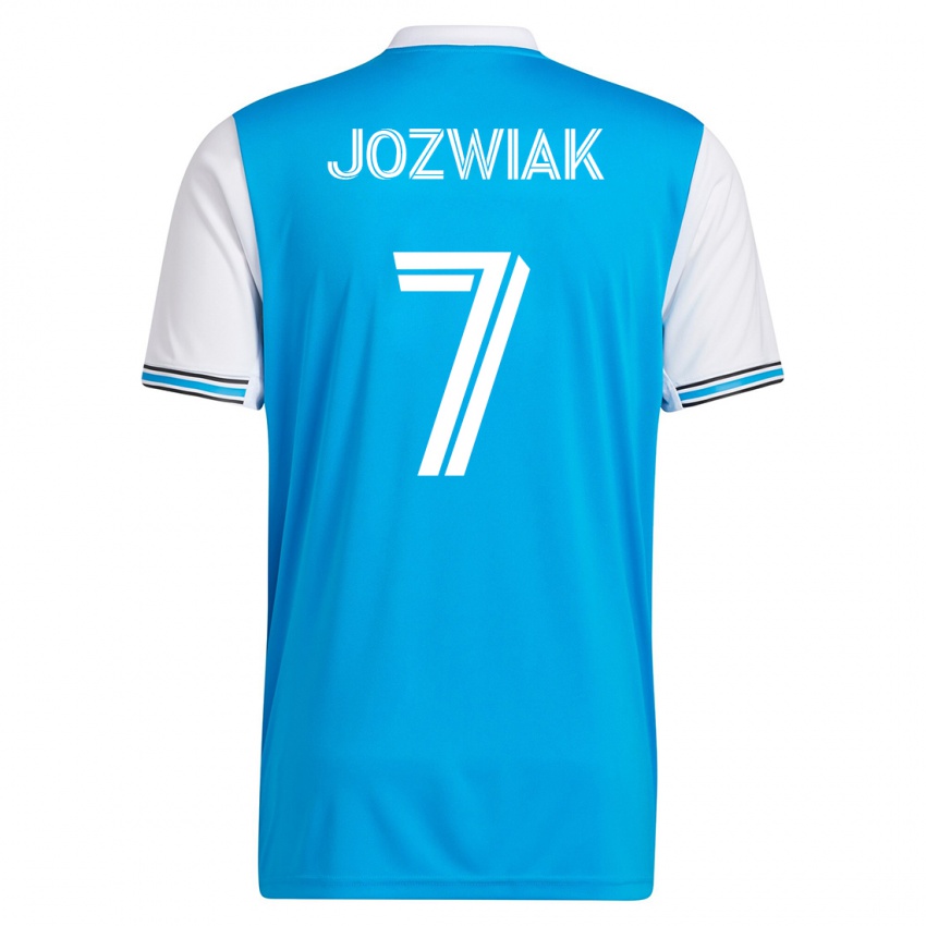 Kinder Kamil Józwiak #7 Blau Heimtrikot Trikot 2023/24 T-Shirt Belgien
