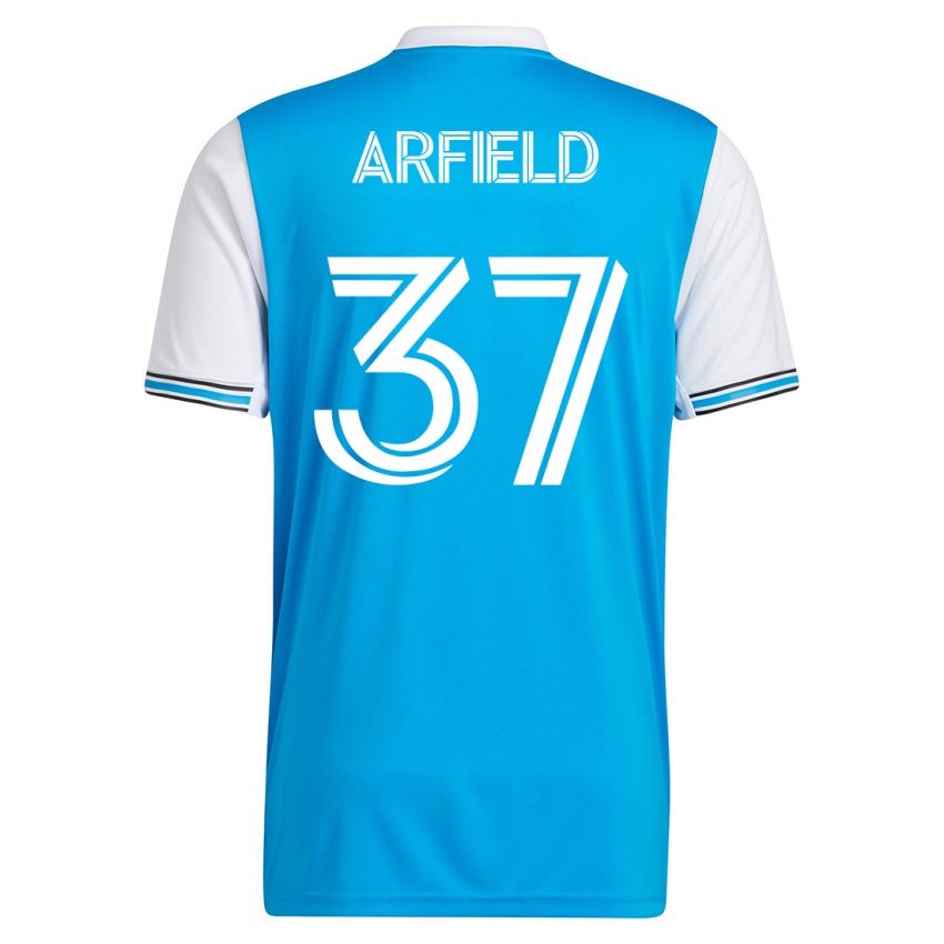 Kinderen Scott Arfield #37 Blauw Thuisshirt Thuistenue 2023/24 T-Shirt België