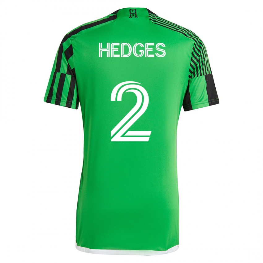 Kinder Matt Hedges #2 Grün Schwarz Heimtrikot Trikot 2023/24 T-Shirt Belgien