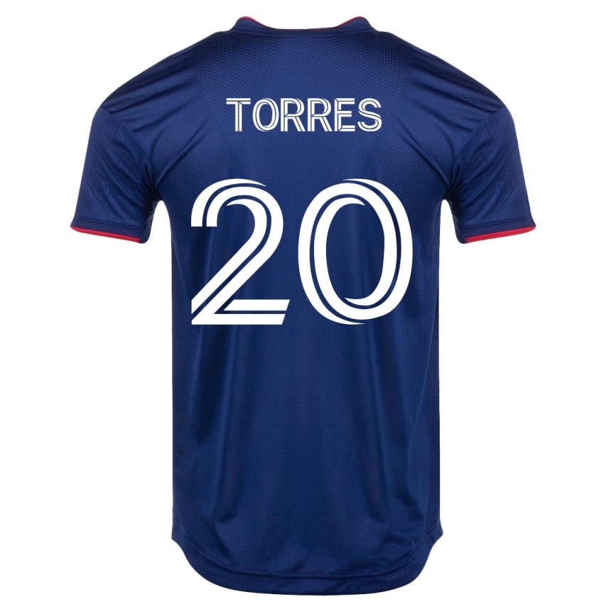 Kinder Jairo Torres #20 Marine Heimtrikot Trikot 2023/24 T-Shirt Belgien