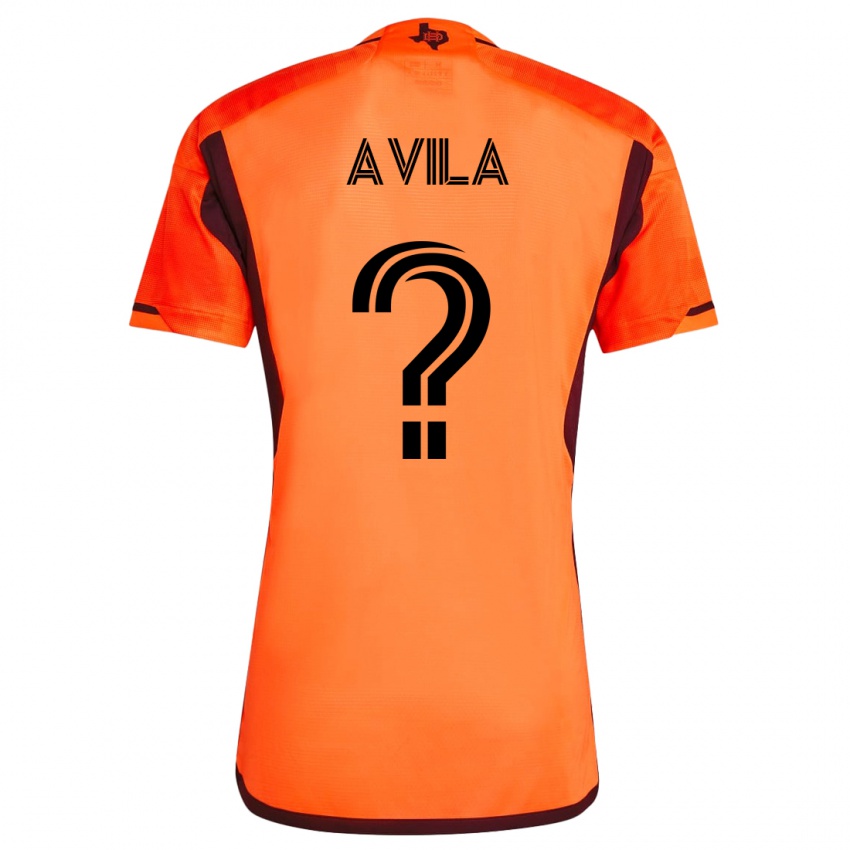 Kinder Beto Avila #0 Orangefarben Heimtrikot Trikot 2023/24 T-Shirt Belgien