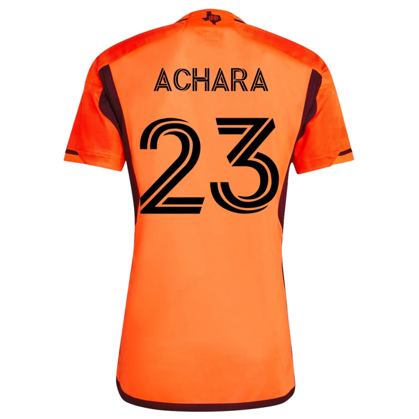 Kinder Ifunanyachi Achara #23 Orangefarben Heimtrikot Trikot 2023/24 T-Shirt Belgien