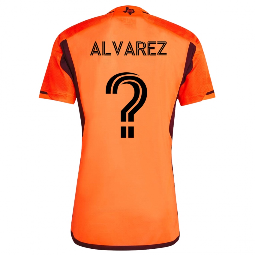 Enfant Maillot Gianmarco Alvarez #0 Orange Tenues Domicile 2023/24 T-Shirt Belgique