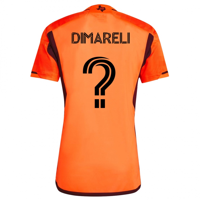 Kinderen Mattheo Dimareli #0 Oranje Thuisshirt Thuistenue 2023/24 T-Shirt België