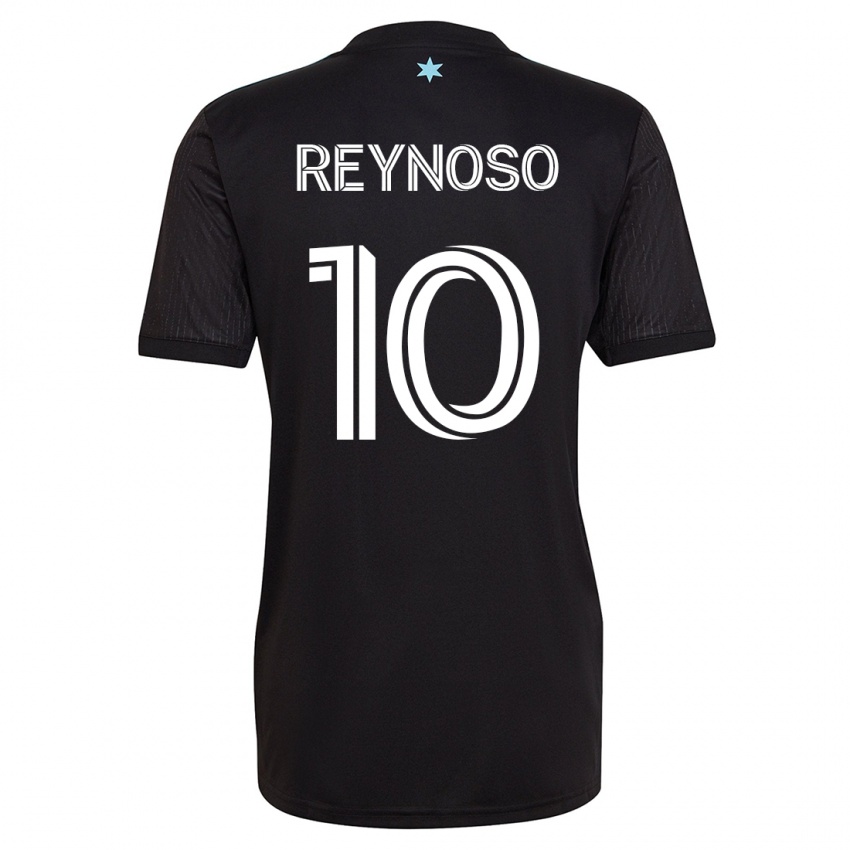Kinderen Emanuel Reynoso #10 Zwart Thuisshirt Thuistenue 2023/24 T-Shirt België