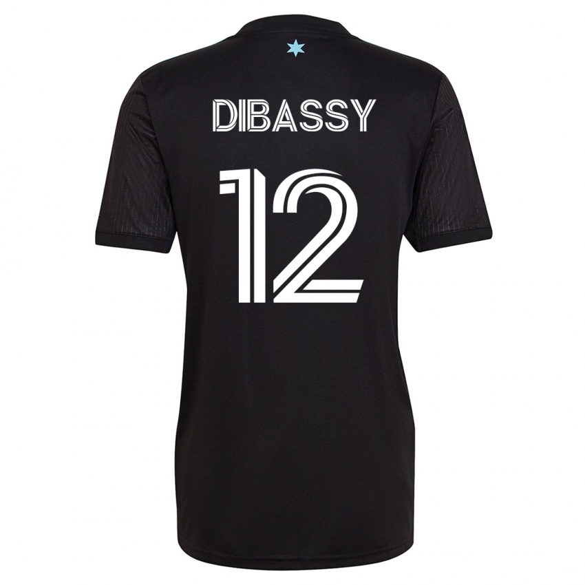 Kinderen Bakaye Dibassy #12 Zwart Thuisshirt Thuistenue 2023/24 T-Shirt België
