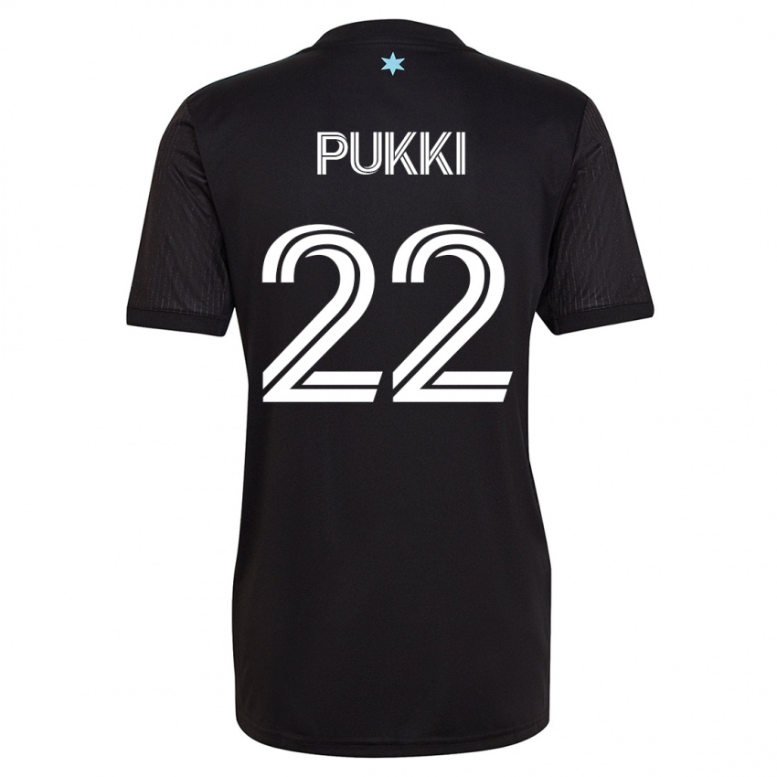 Kinderen Teemu Pukki #22 Zwart Thuisshirt Thuistenue 2023/24 T-Shirt België