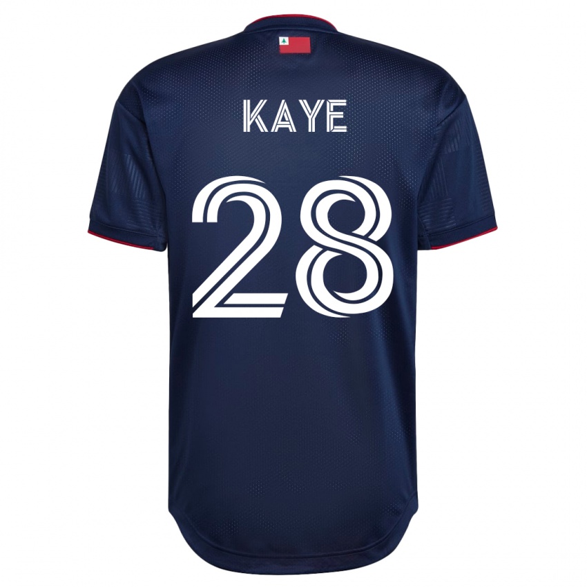 Kinderen Mark-Anthony Kaye #28 Marine Thuisshirt Thuistenue 2023/24 T-Shirt België
