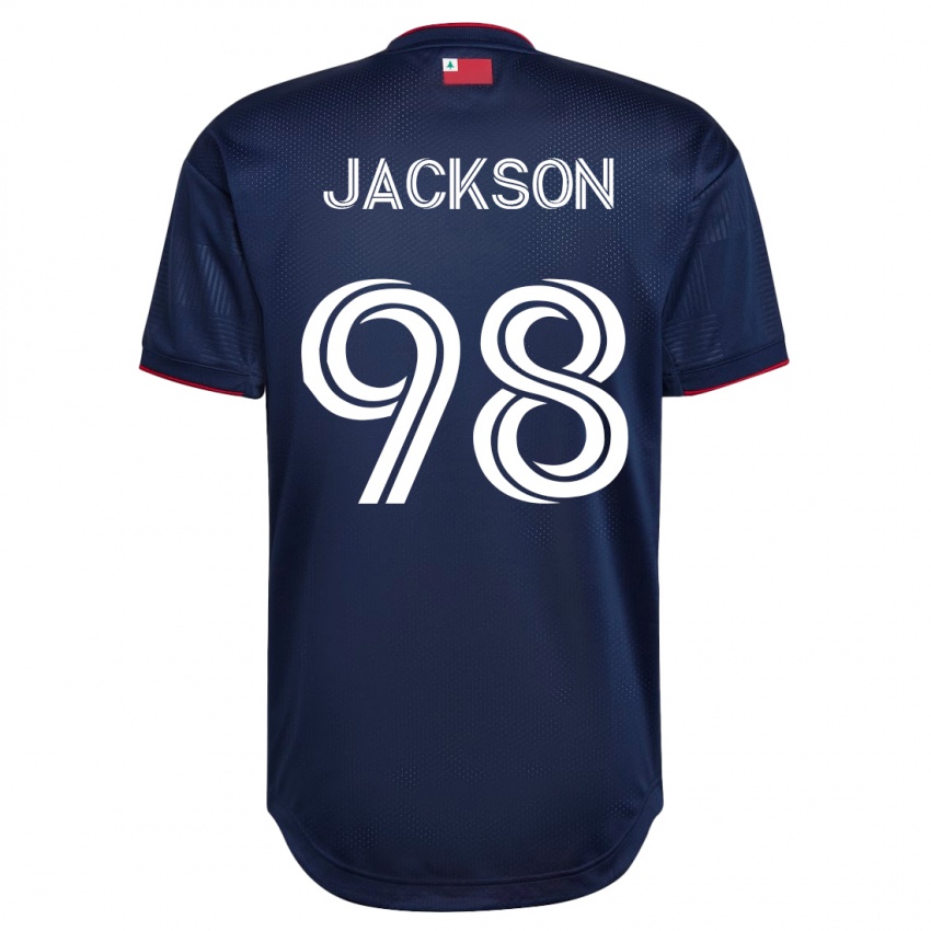Kinderen Jacob Jackson #98 Marine Thuisshirt Thuistenue 2023/24 T-Shirt België