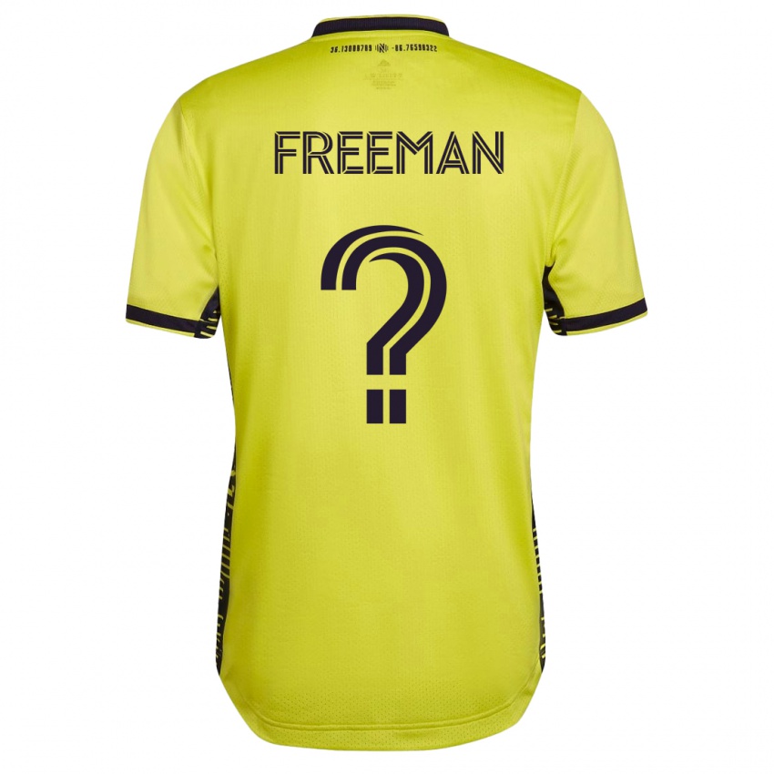 Kinder Tyler Freeman #0 Gelb Heimtrikot Trikot 2023/24 T-Shirt Belgien