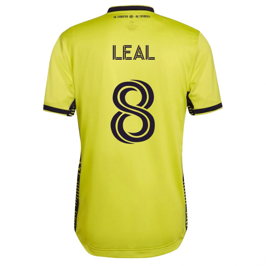 Kinder Randall Leal #8 Gelb Heimtrikot Trikot 2023/24 T-Shirt Belgien