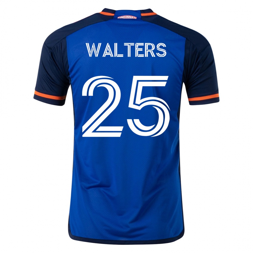 Kinderen Paul Walters #25 Blauw Thuisshirt Thuistenue 2023/24 T-Shirt België