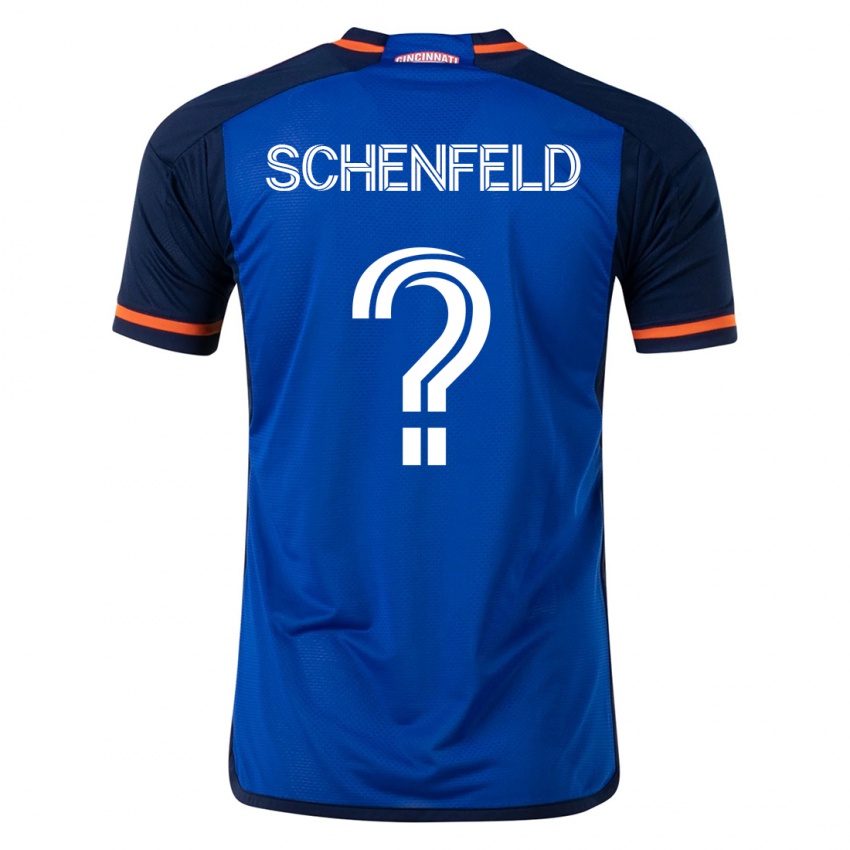 Kinderen Matthew Schenfeld #0 Blauw Thuisshirt Thuistenue 2023/24 T-Shirt België