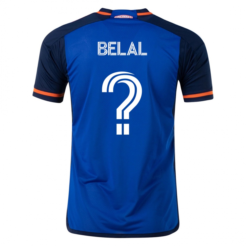 Kinderen Ryan Belal #0 Blauw Thuisshirt Thuistenue 2023/24 T-Shirt België