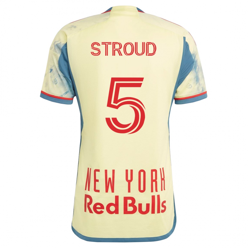 Kinder Peter Stroud #5 Gelb Heimtrikot Trikot 2023/24 T-Shirt Belgien