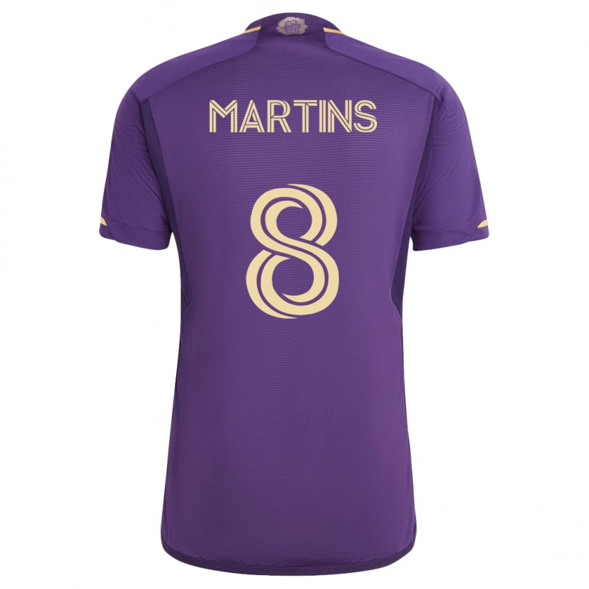 Kinder Felipe Martins #8 Violett Heimtrikot Trikot 2023/24 T-Shirt Belgien