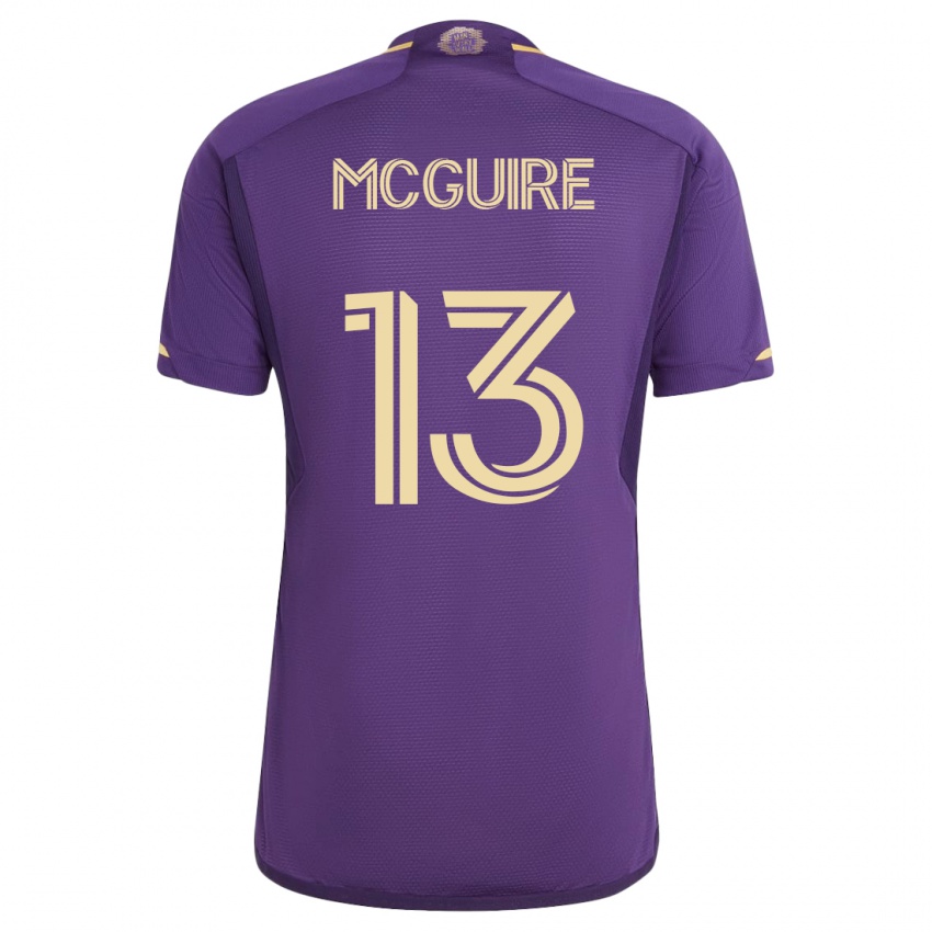 Kinder Duncan Mcguire #13 Violett Heimtrikot Trikot 2023/24 T-Shirt Belgien