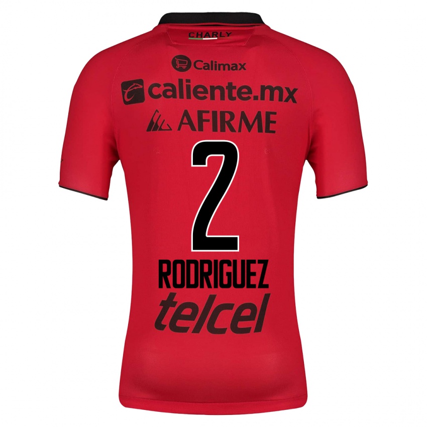 Enfant Maillot Antonio Rodríguez #2 Rouge Tenues Domicile 2023/24 T-Shirt Belgique