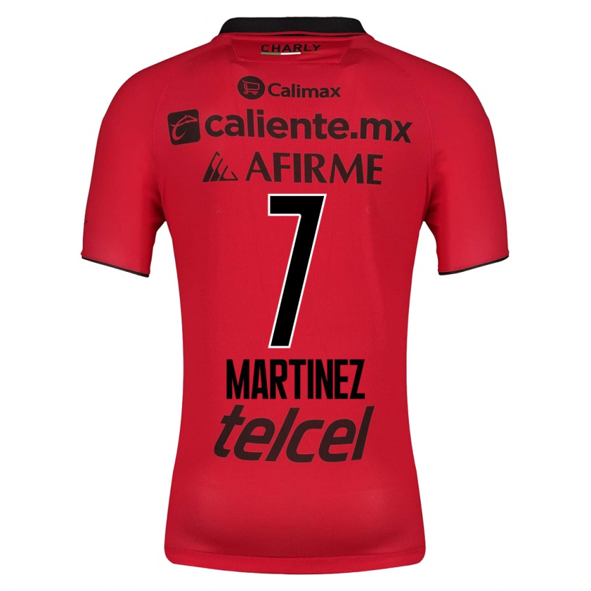 Enfant Maillot Alejandro Martínez #7 Rouge Tenues Domicile 2023/24 T-Shirt Belgique